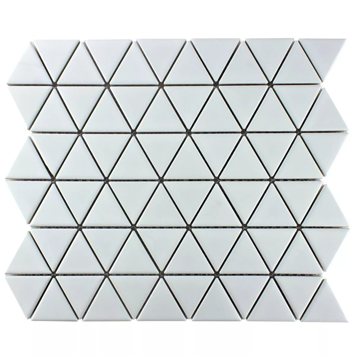 Céramique Mosaïque Carrelage Arvada Triangle Blanc Mat