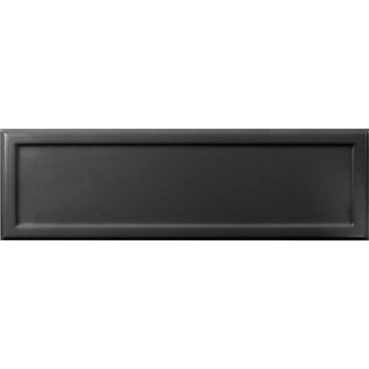 Metro Carrelage Mural Kennedy 10x30cm Noir