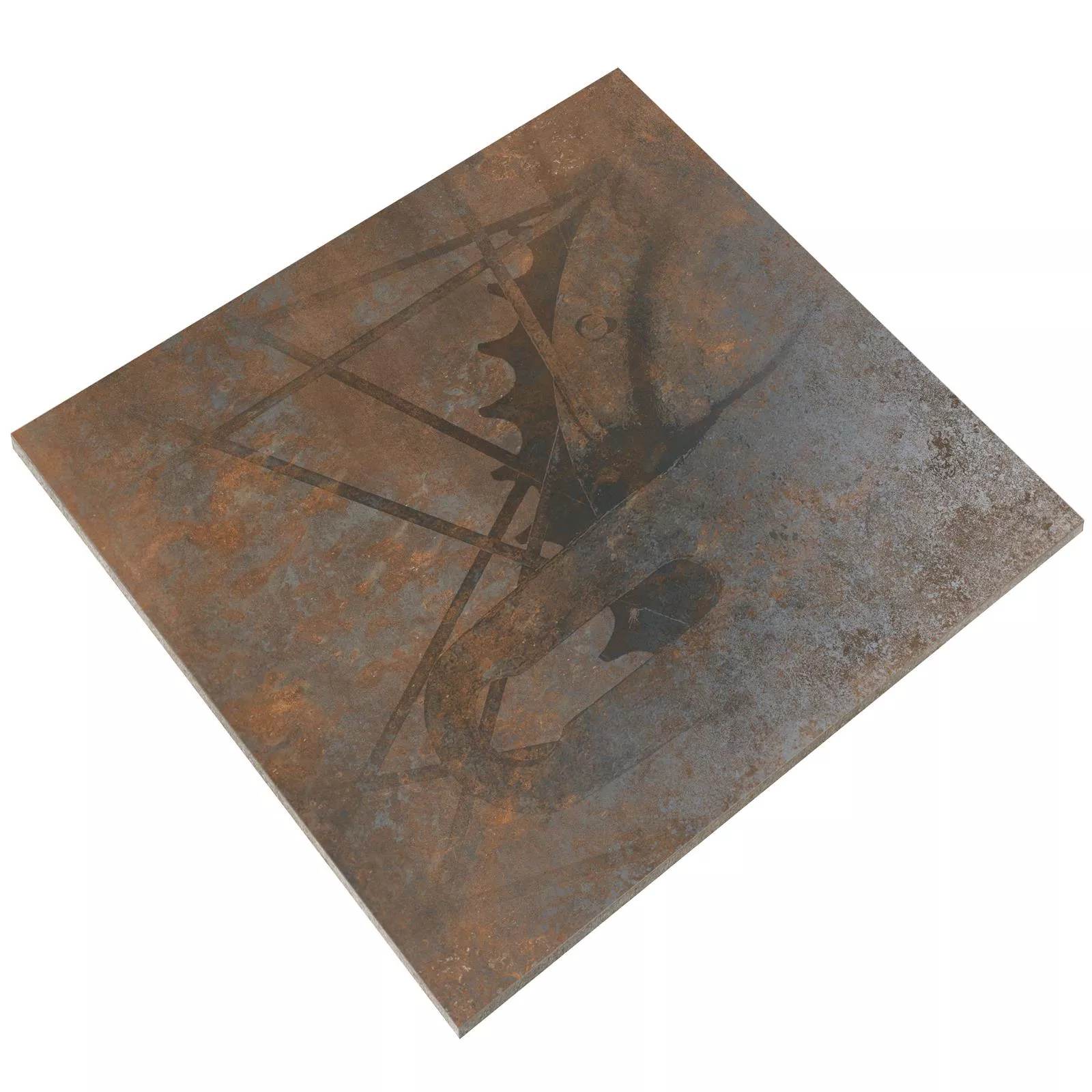 Vloertegels Sierra Metalen Look Rust R10/B Decor Spaak