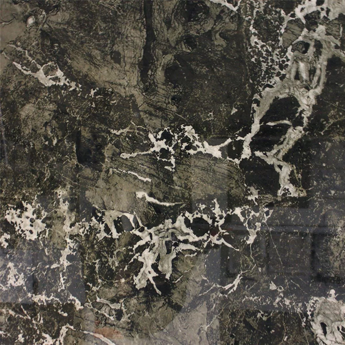 Vloertegels Jupiter Marmerlook Zwart Glanzend 80x80cm Vloertegels Jupiter Marmerlook Zwart Glanzend 80x80cm
