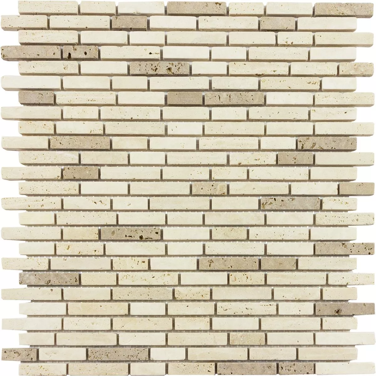 Échantillon Marbre Natural Mosaïques Pierre Carrelage Tuscania Brick Beige