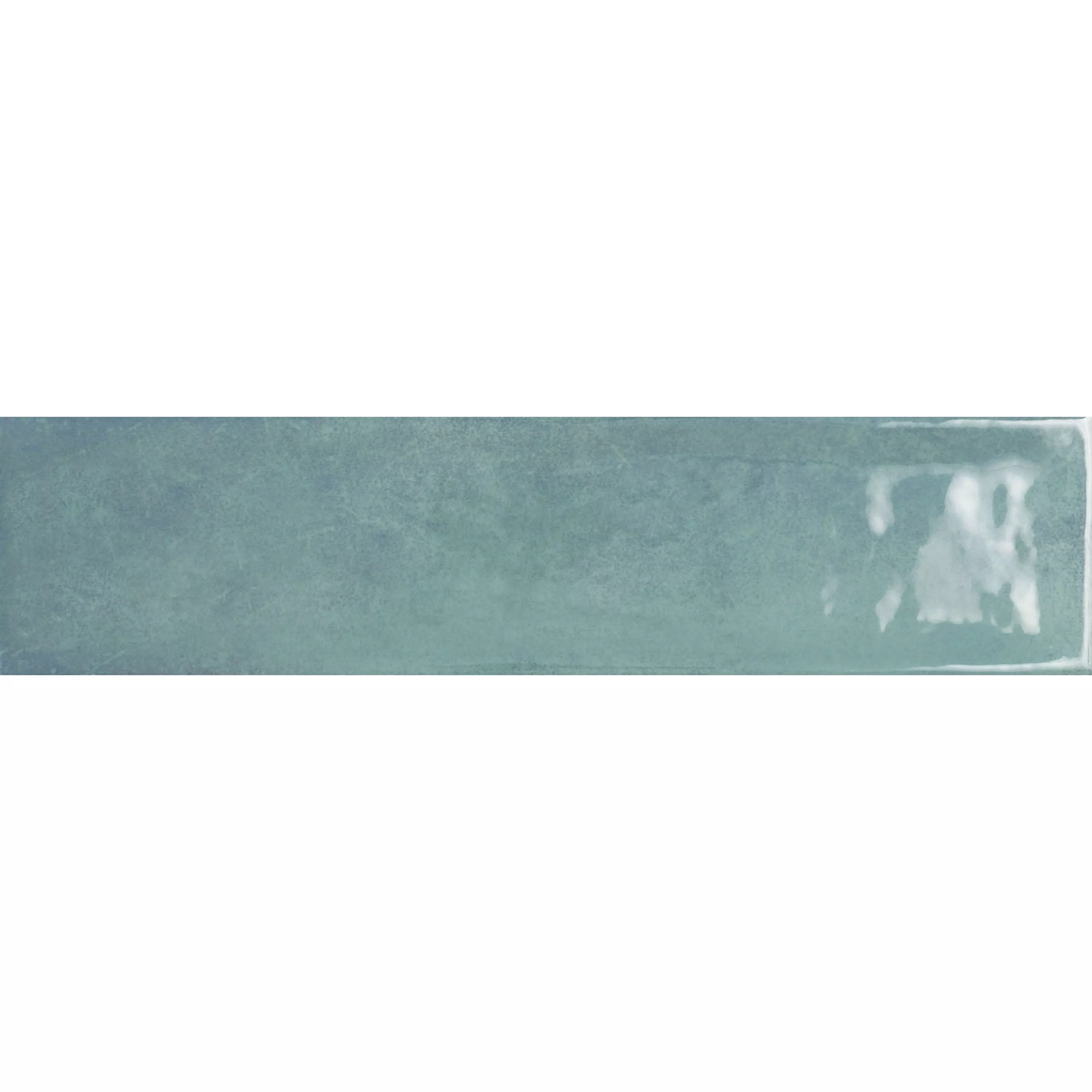 Carrelage Mural Pascal Brillant À l'intérieur Avec Facette Turquoise 7,5x30cm Carrelage Mural Pascal Brillant À l'intérieur Avec Facette Turquoise 7,5x30cm