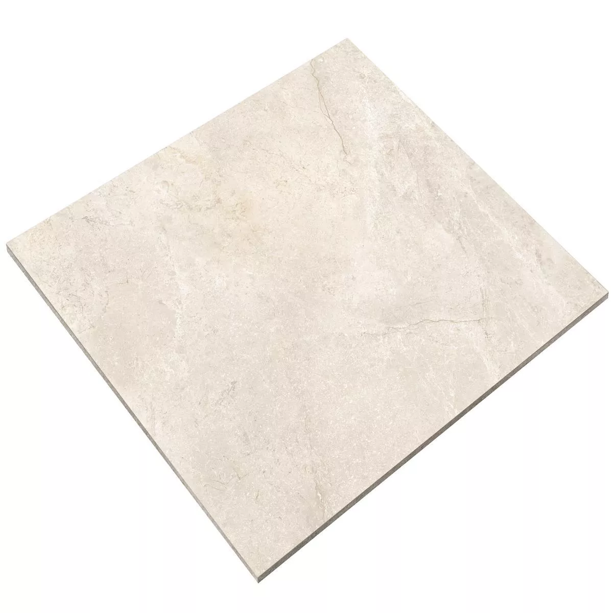 Vloertegels Pangea Marmerlook Glanzend Cream 120x120cm