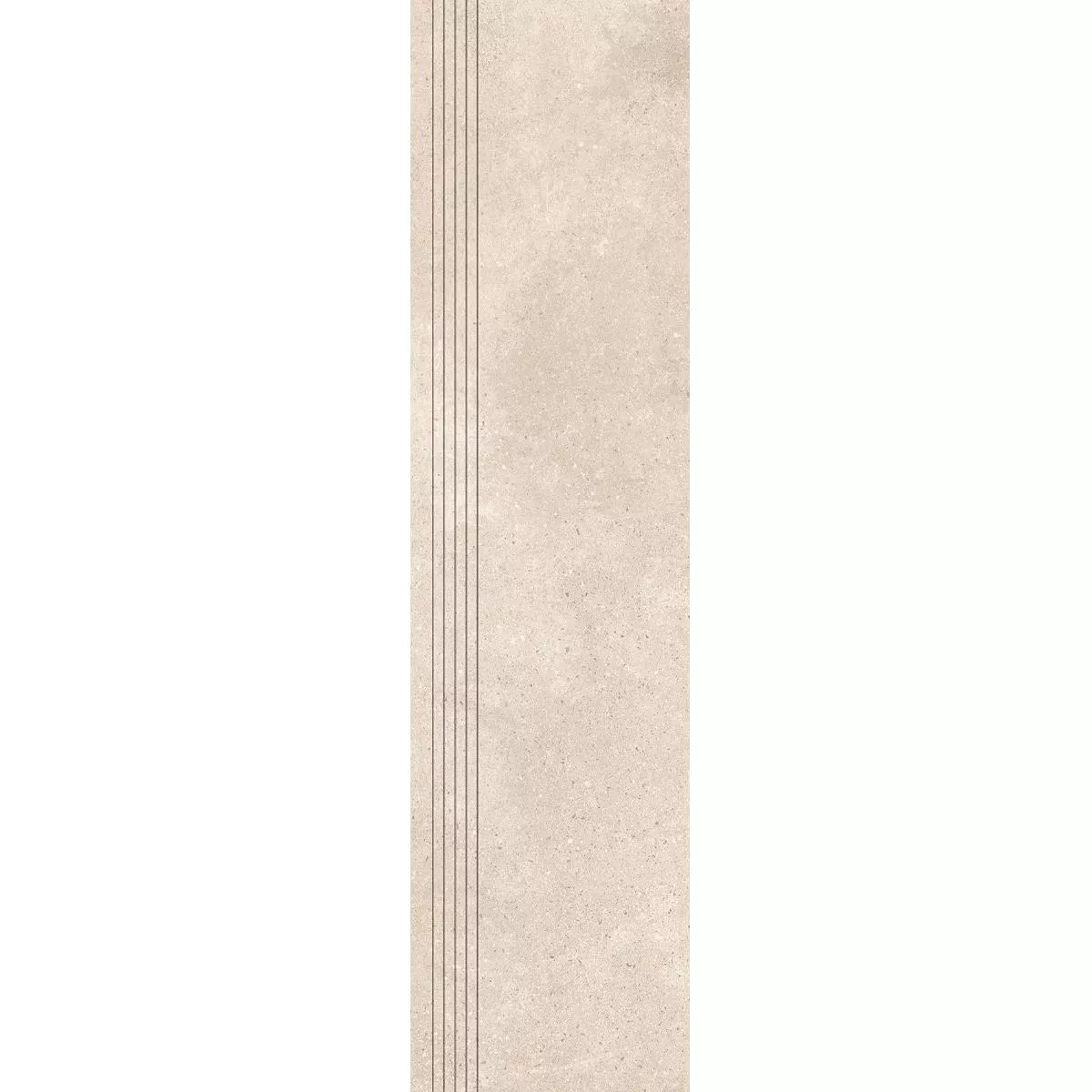 Rillenstufe Platinum Steinoptik Sand 30x120 cm