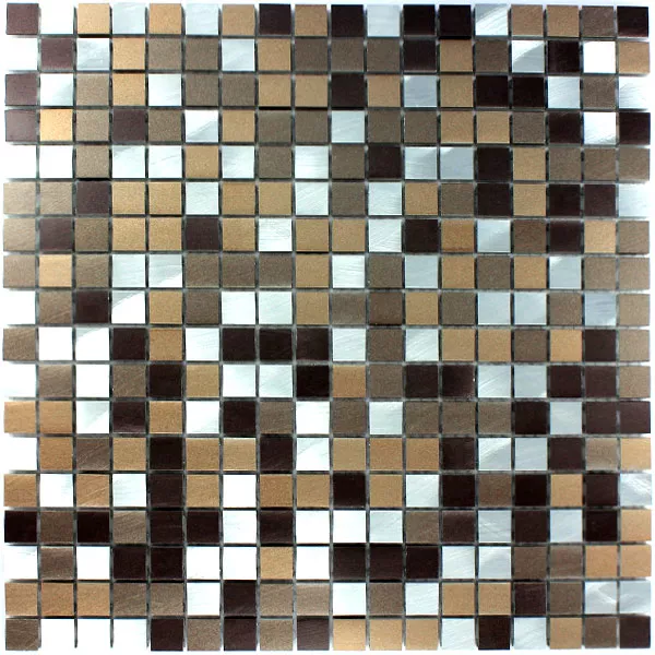 Échantillon Mosaïque Aluminium Cuivre Mix 