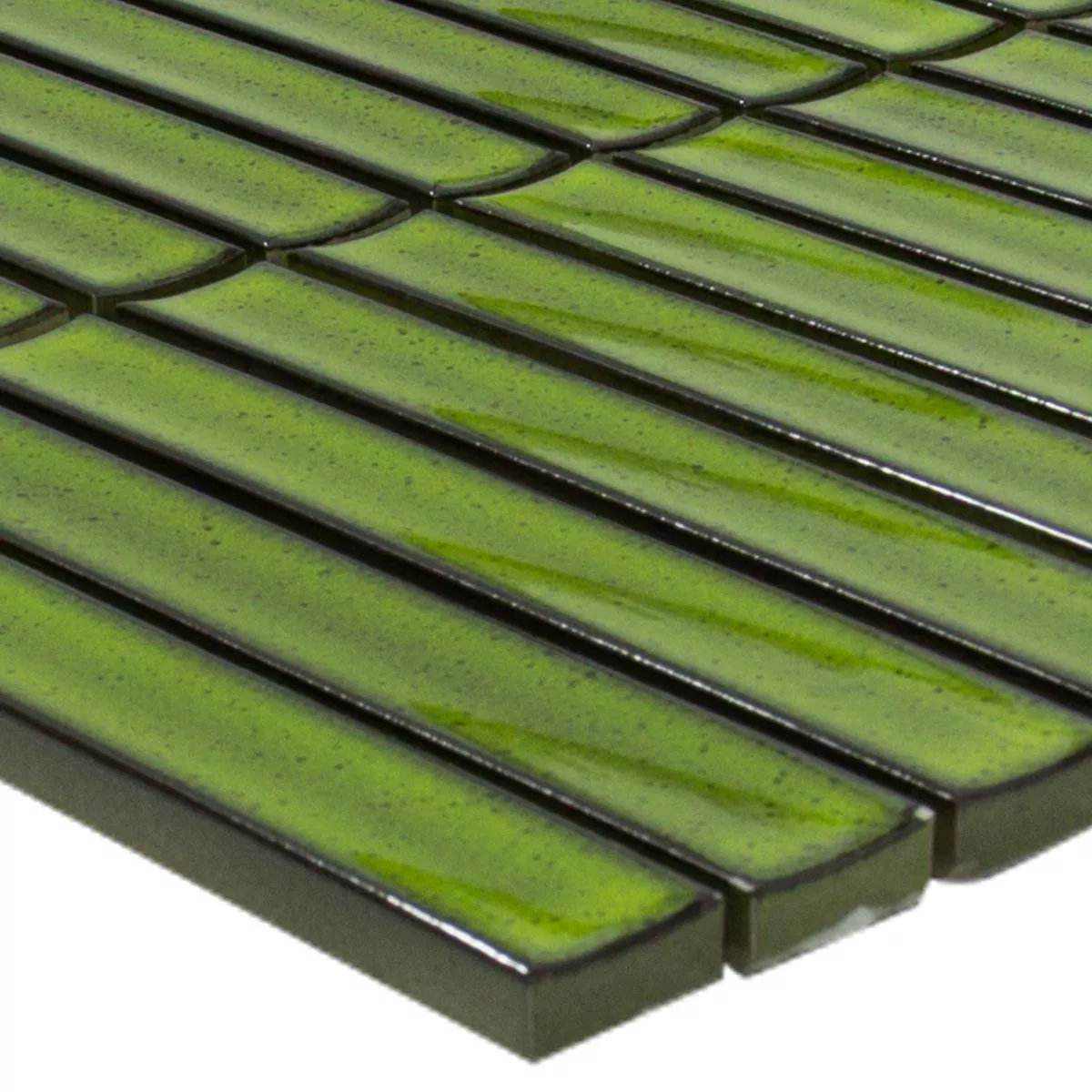 Céramique Mosaïque Carrelage Tauplitz Bâtonnet Vert Clair
