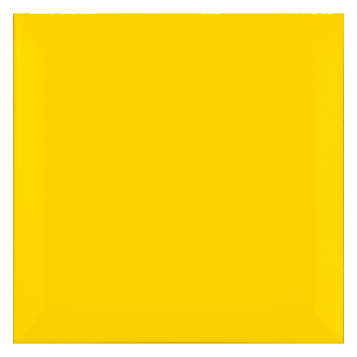 Carrelage métro Jaune Mat 15x15 cm Avec Facette Eris Sol