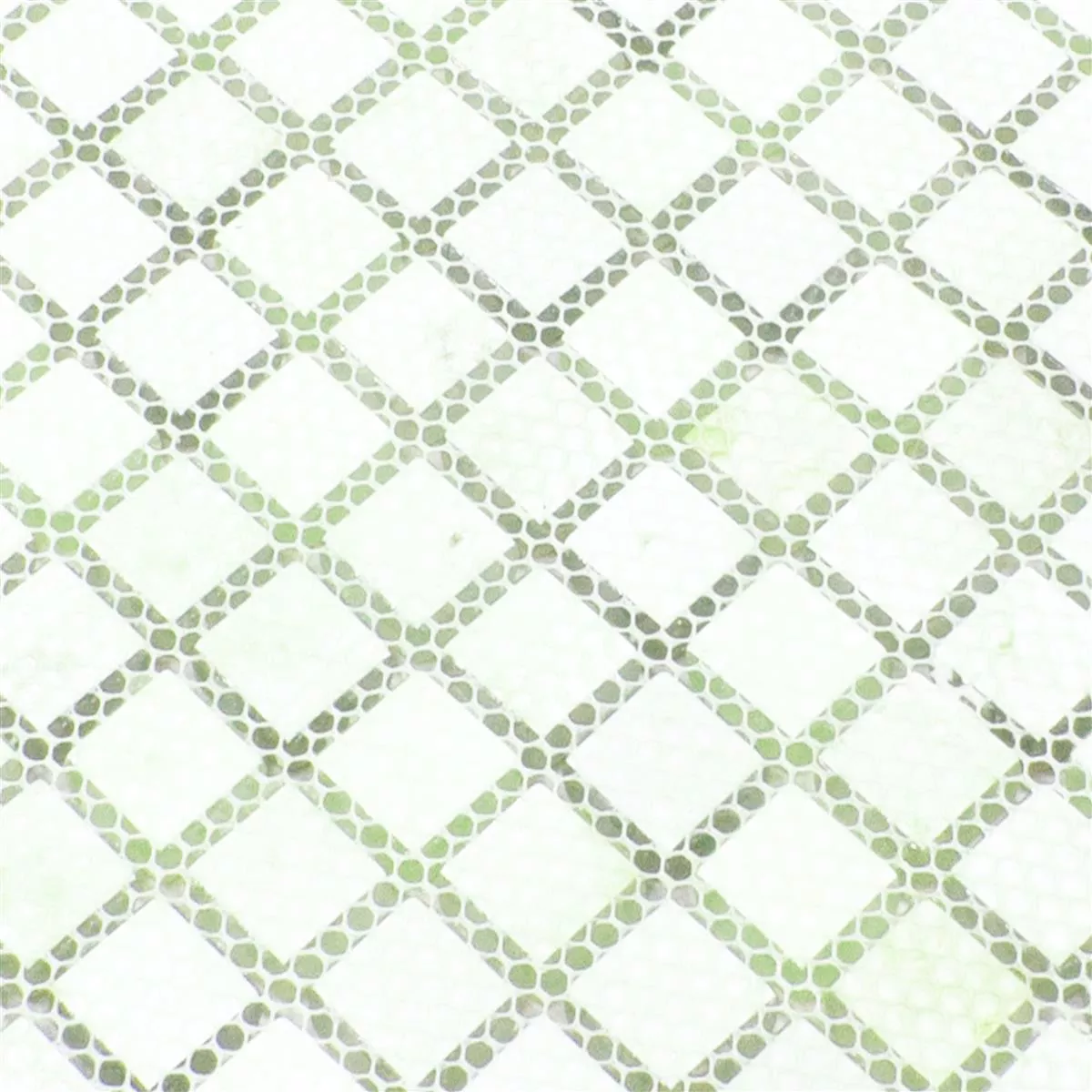 Échantillon Mosaïque En Verre Carrelage Ponterio Frosted Vert Mix