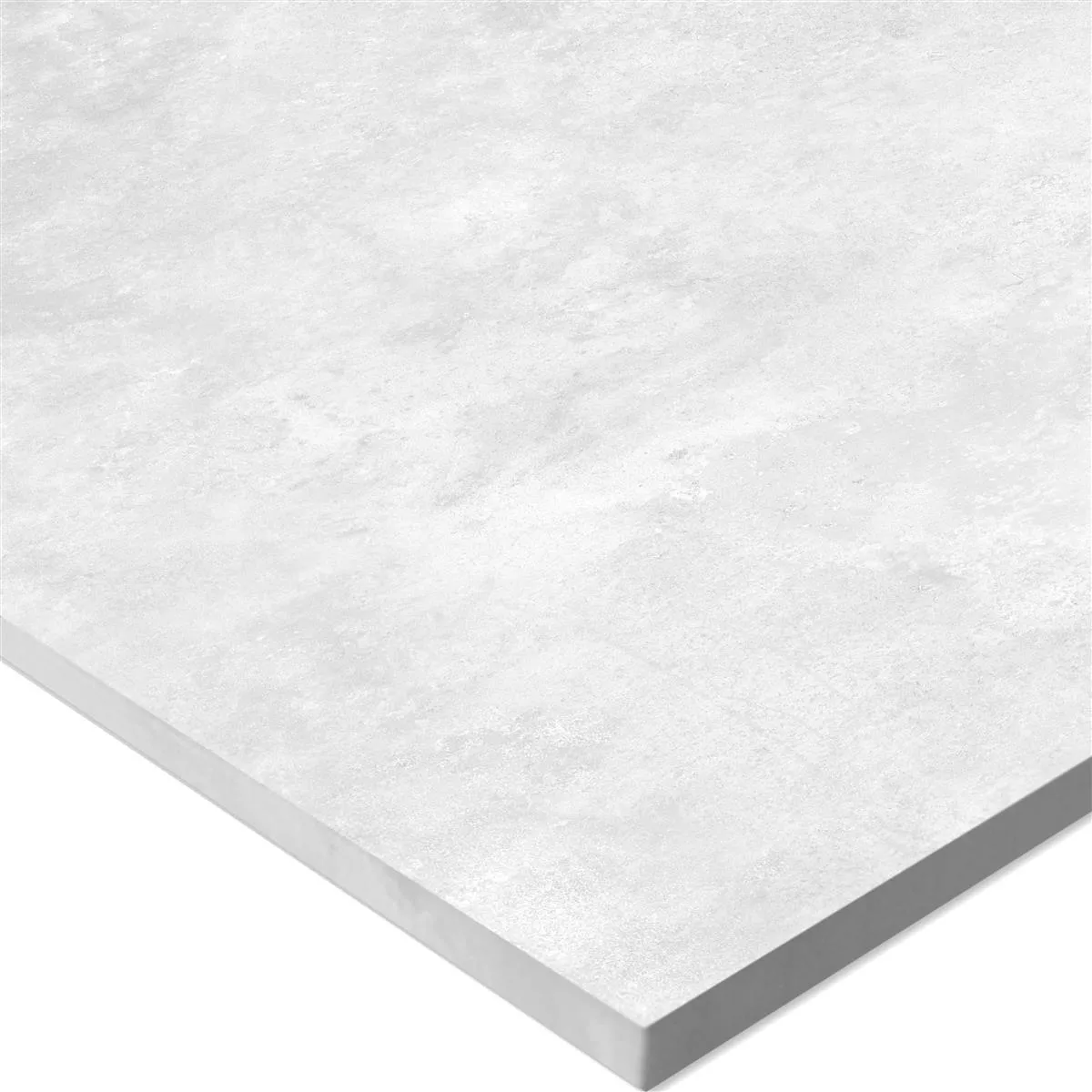 Échantillon Carrelage Sol Et Mur Illusion Métaloptique Lappato Blanc 60x60cm
