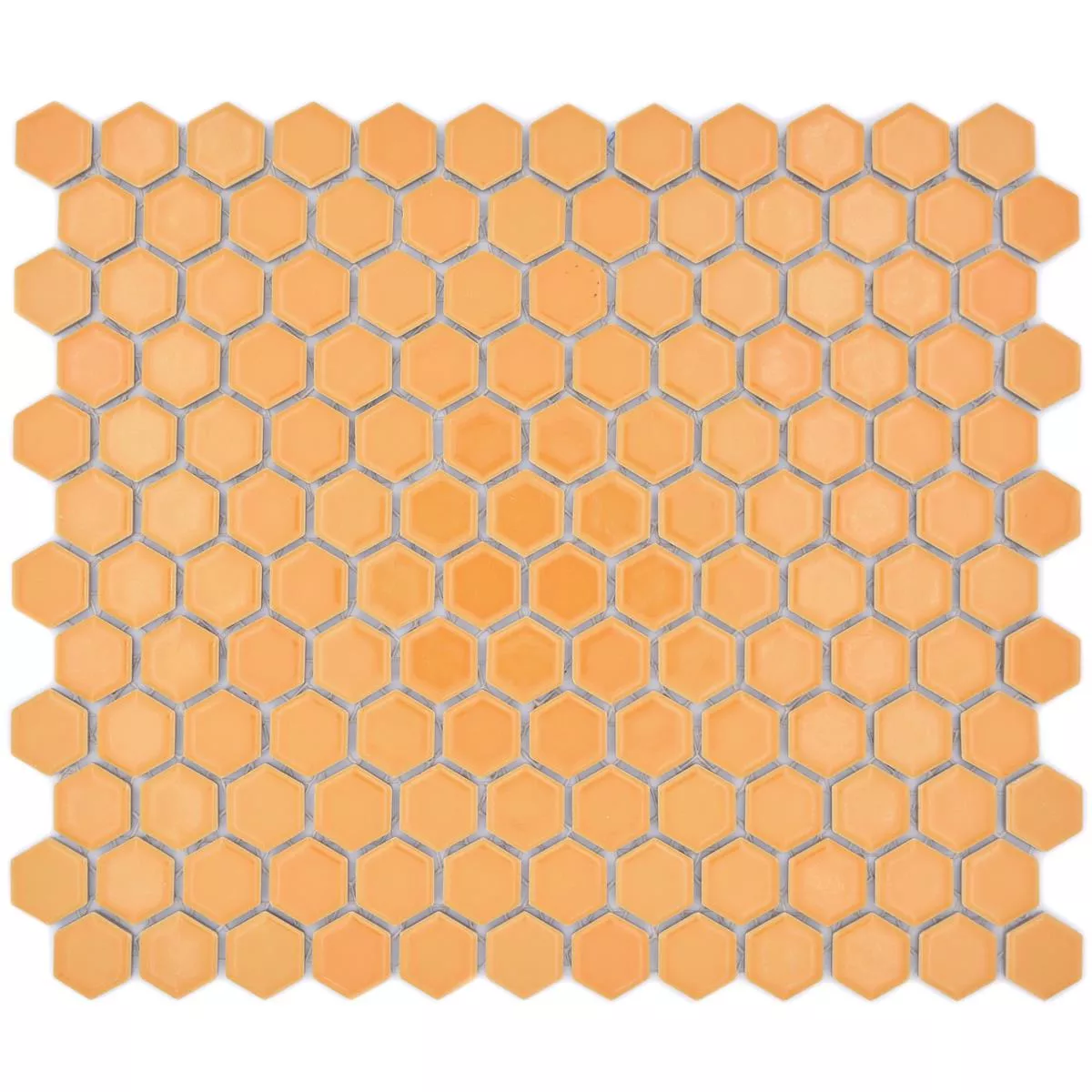 Keramiek Mozaïek Salomon Hexagon Oker Oranje H23