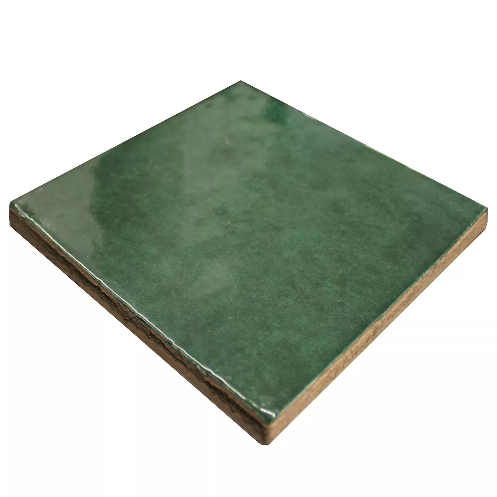 Carrelage Mural Concord Optique Wave Vert Mousse 13,2x13,2cm