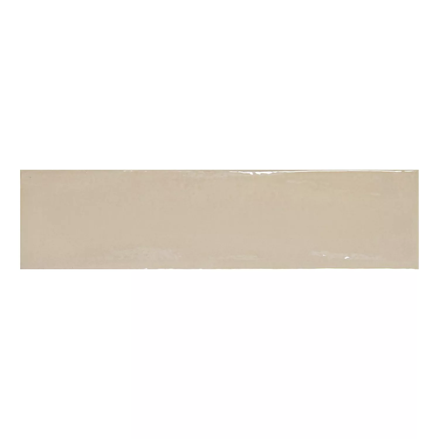 Alcacer Beige Brillant Rustique 7,5x30 cm Latte