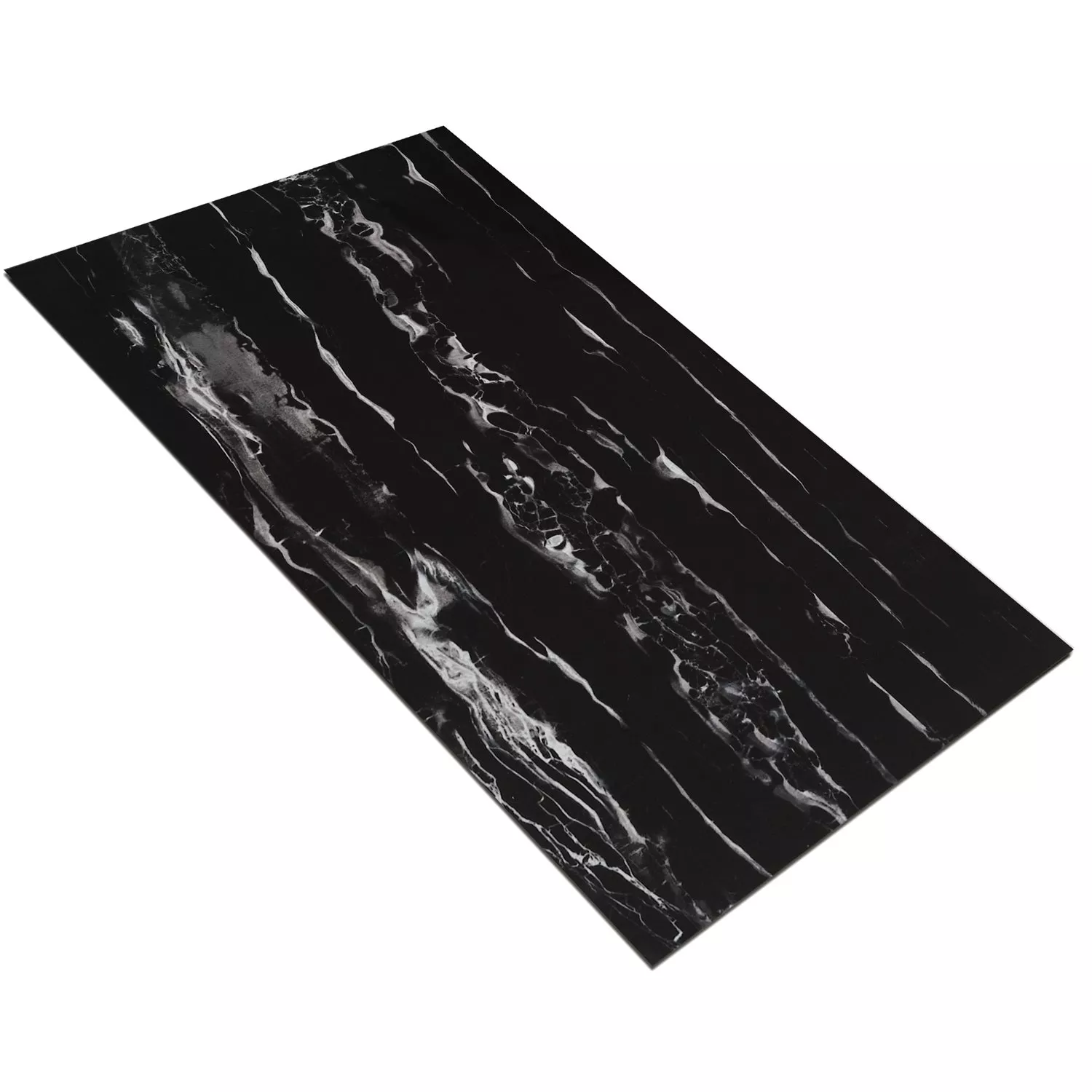 Sample Natuursteen Tegels Optik Discovery Glanzend Nero Galactica 30x60cm