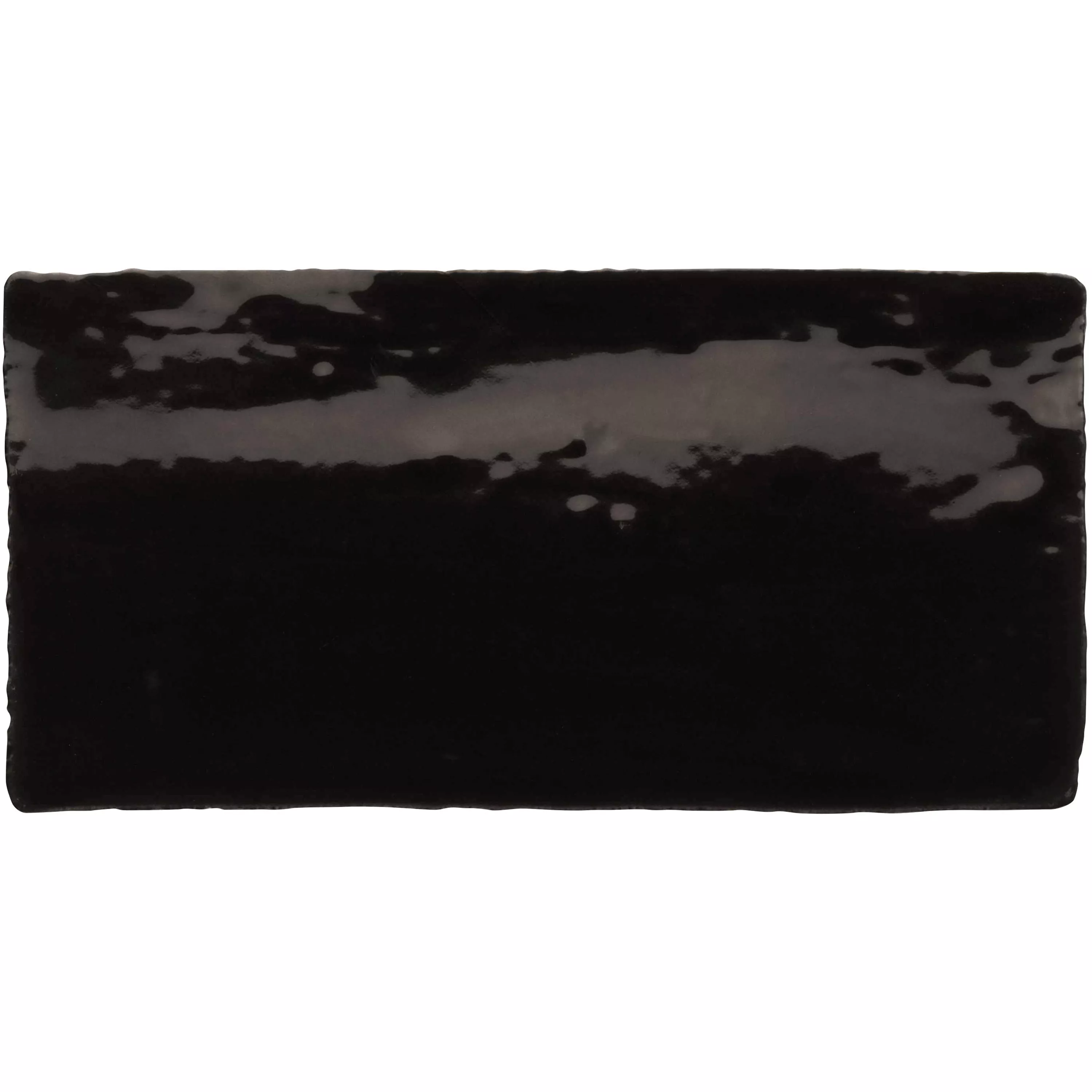 Échantillon Carrelage Mural Algier Artisanat 7,5x15cm Noir