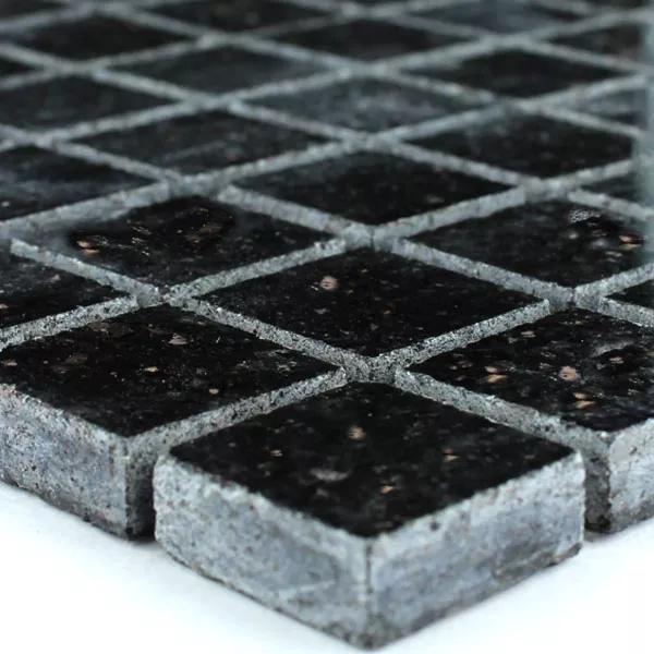Mosaïque Pierre Naturelle 23x23x8mm Galaxy Noir