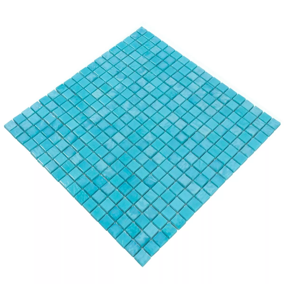 Échantillon Mosaïque En Verre Carrelage Seaside Turquoise