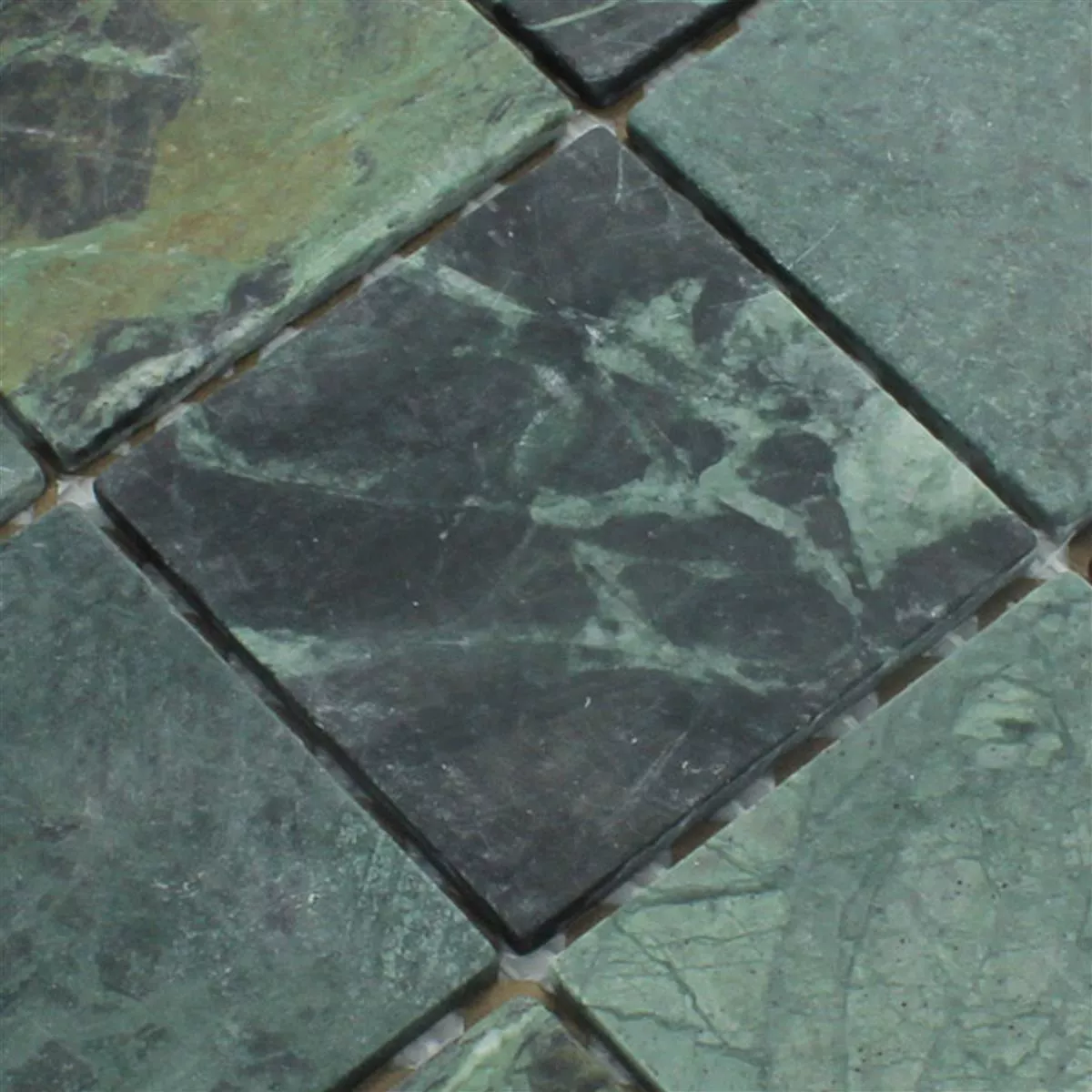 Sample Mozaïektegel Marmer 98x98x8mm Verde Groen