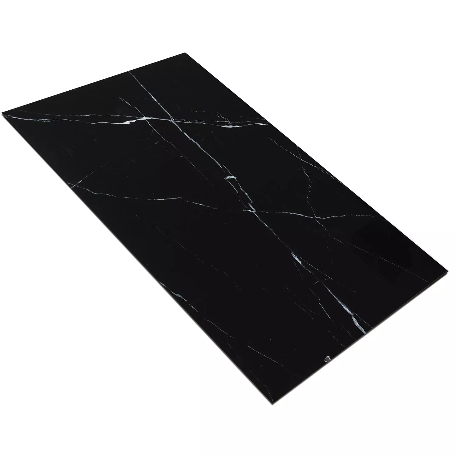 Échantillon Carrelage Sol Et Mur Discovery Poli Brillant Nero 30x60cm