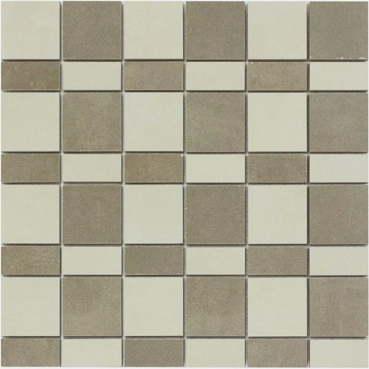 Échantillon Céramique Mosaïque Carrelage Kanorado Beige Mix