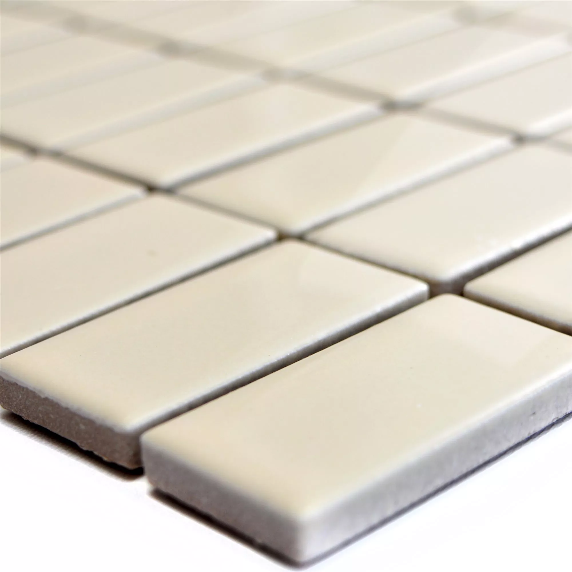 Céramique Mosaïque Carrelage Adrian Beige Brillant Rectangle Céramique Mosaïque Carrelage Adrian Beige Brillant Rectangle