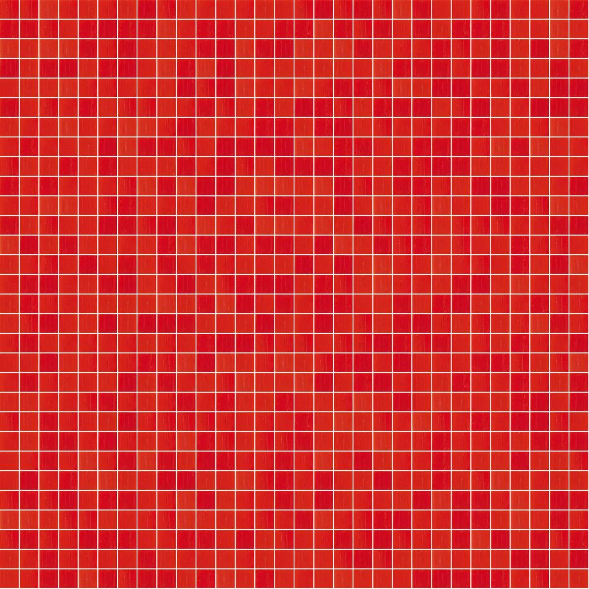 Mosaïque En Verre Tuile Trend-Vi Vitreo 205 Rouge 10x10mm