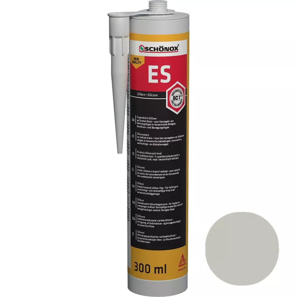 Silicone D'étanchéité Pour Joints Schönox ES Manhatten (300 Ml) Silicone D'étanchéité Pour Joints Schönox ES Manhatten (300 Ml)