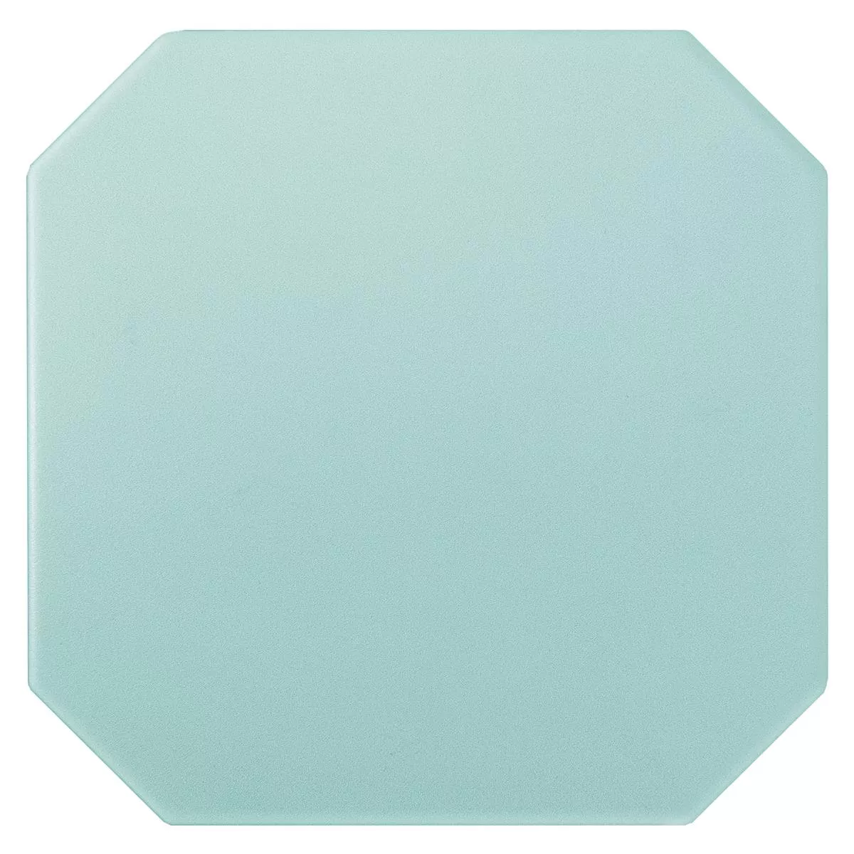 Porselein steengoed Tegels Genexia Uni Turquoise Octagon 20x20cm Porselein steengoed Tegels Genexia Uni Turquoise Octagon 20x20cm
