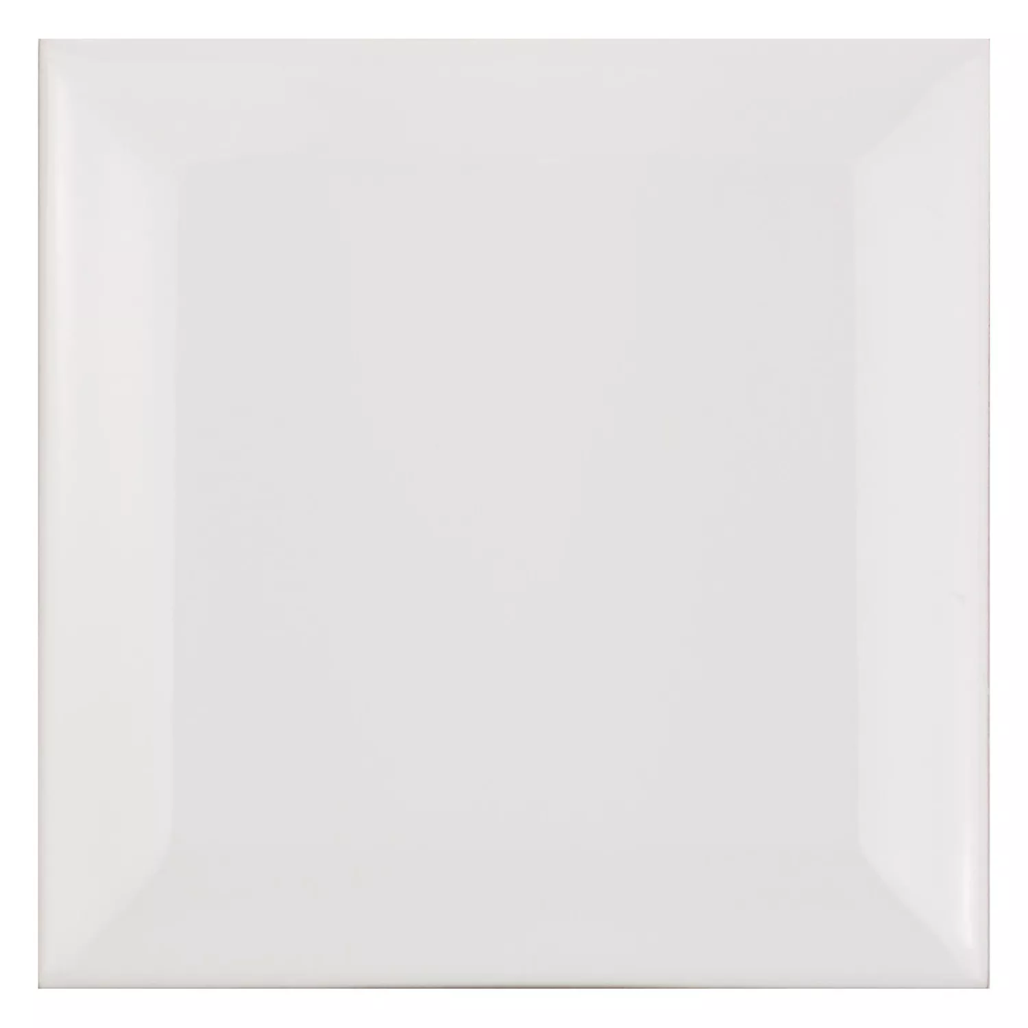 Metro tegel Wit Mat 10x10 cm Met Facet Catarina Blanco
