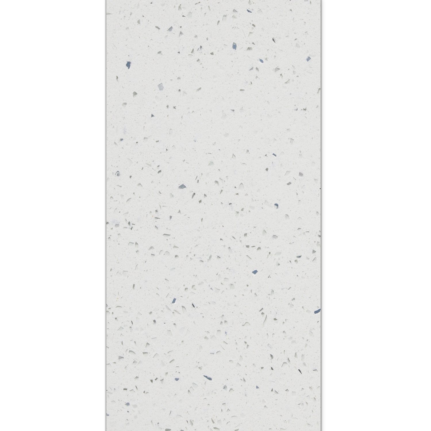 Carrelage Sol Et Mur Quartz Composite Blanc 45x90cm