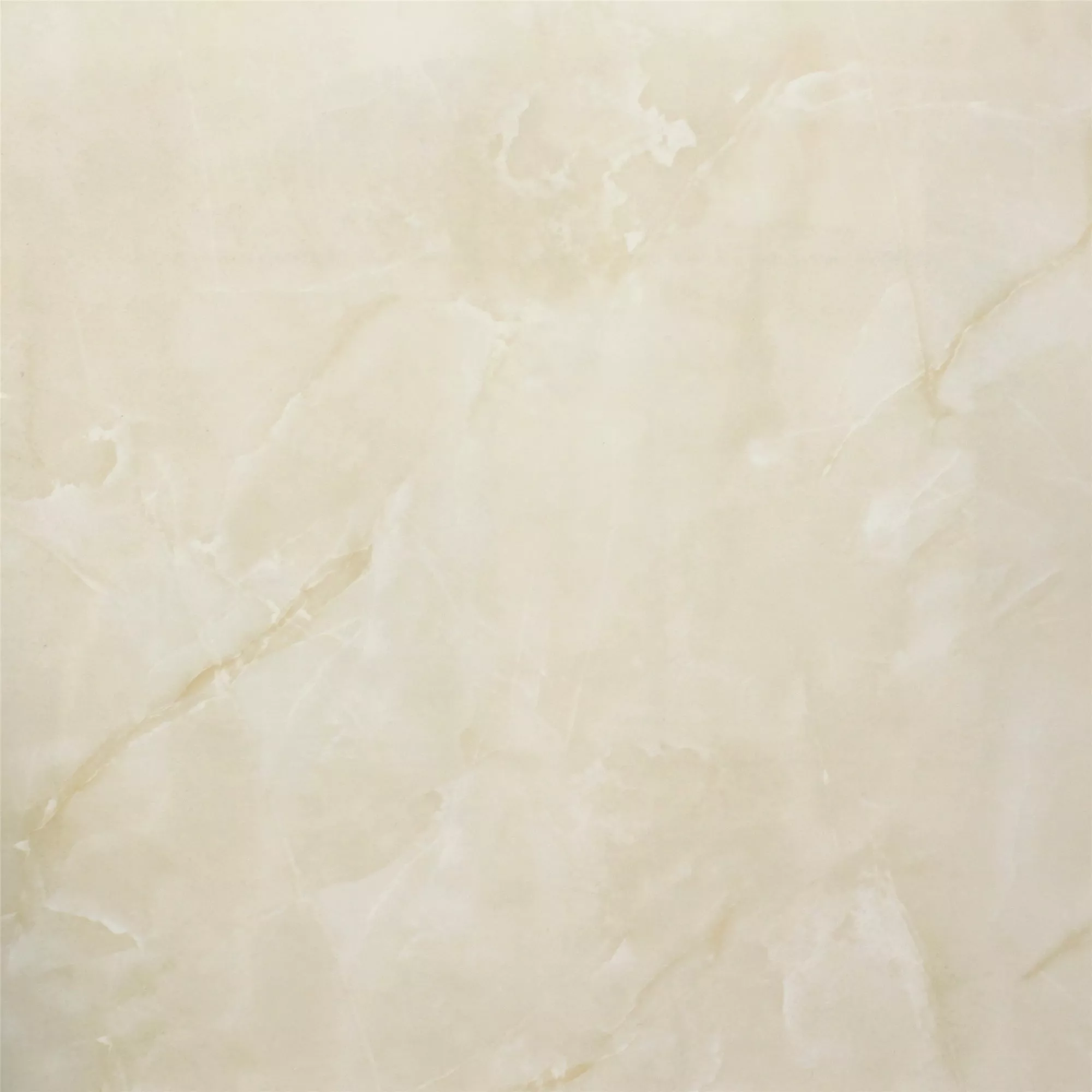 Échantillon Carrelage Sol Et Mur Jupiter Marbre Optique Ivory Poli Brillant 80x80cm