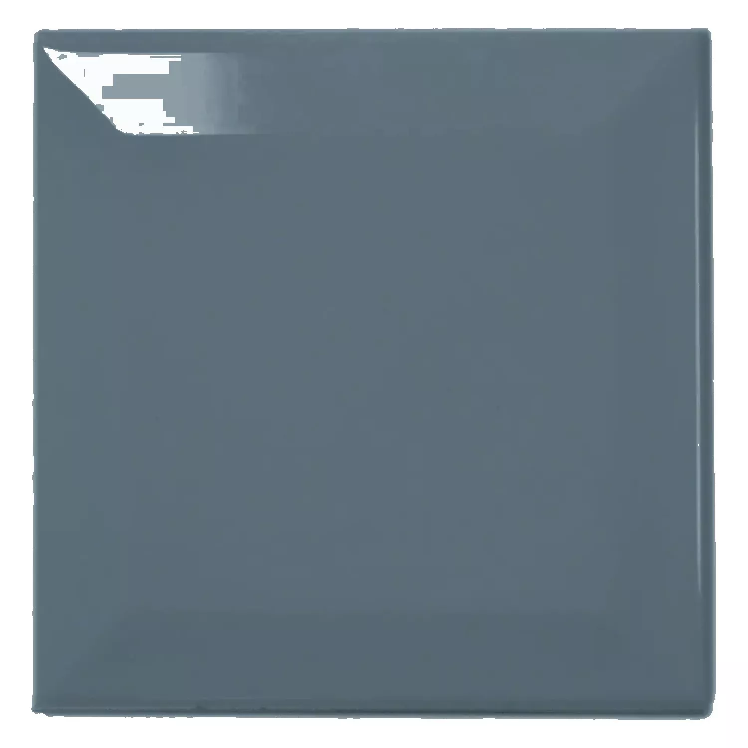 Carrelage métro Bleu Brillant 10x10 cm Avec Facette Catarina Blue Mist