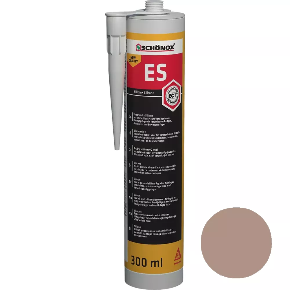Mastic silicone pour joints Schönox ES Havanna (300 ml) Mastic silicone pour joints Schönox ES Havanna (300 ml)