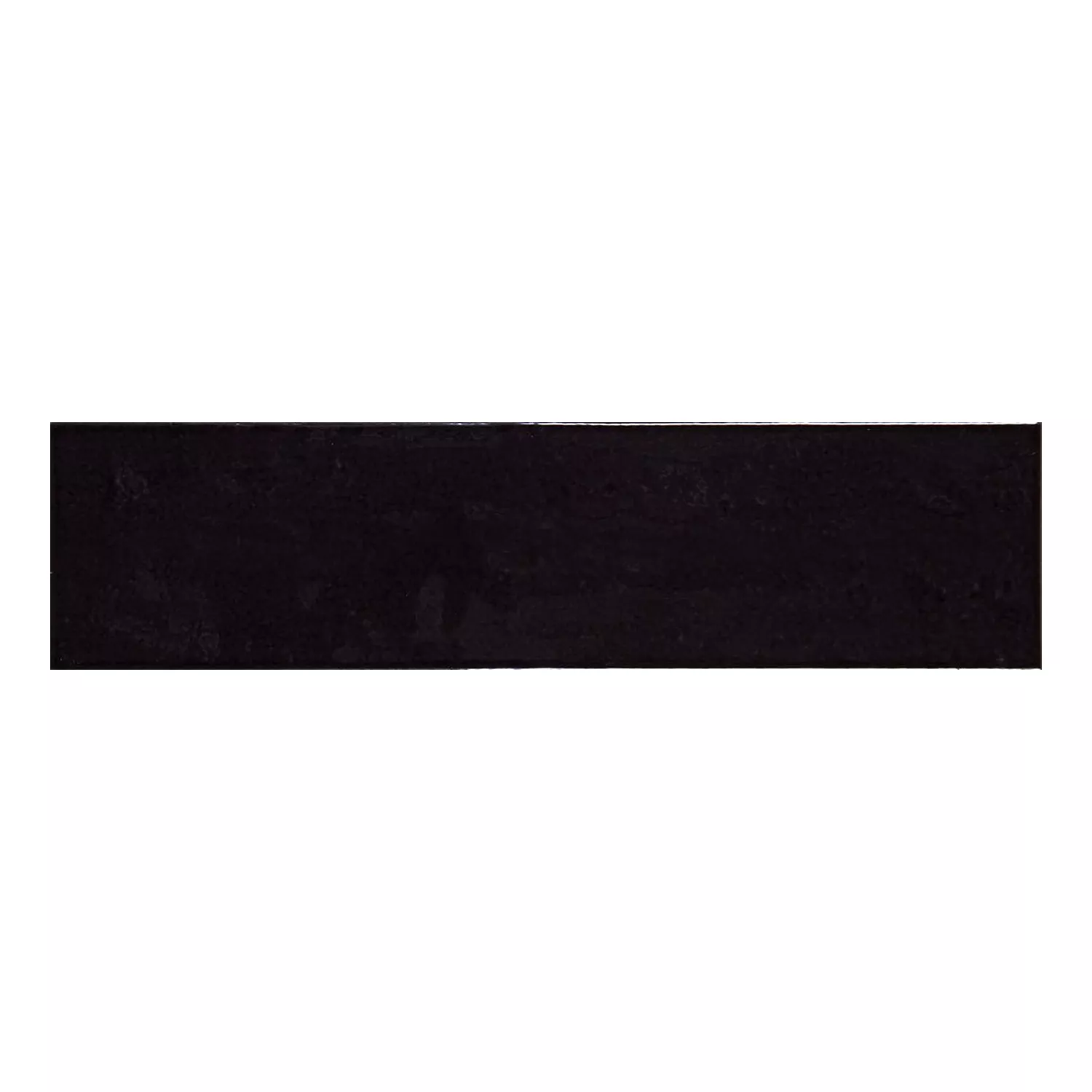 Alcacer Noir Brillant Rustique 7,5x30 cm Negro