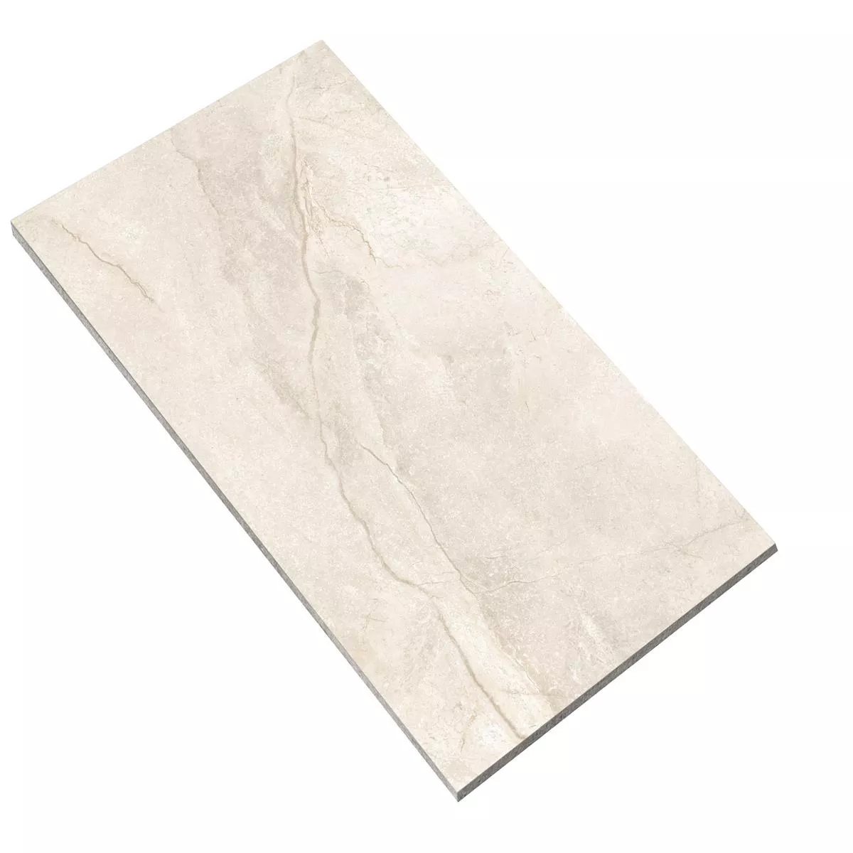 Vloertegels Pangea Marmerlook Glanzend Cream 60x120cm