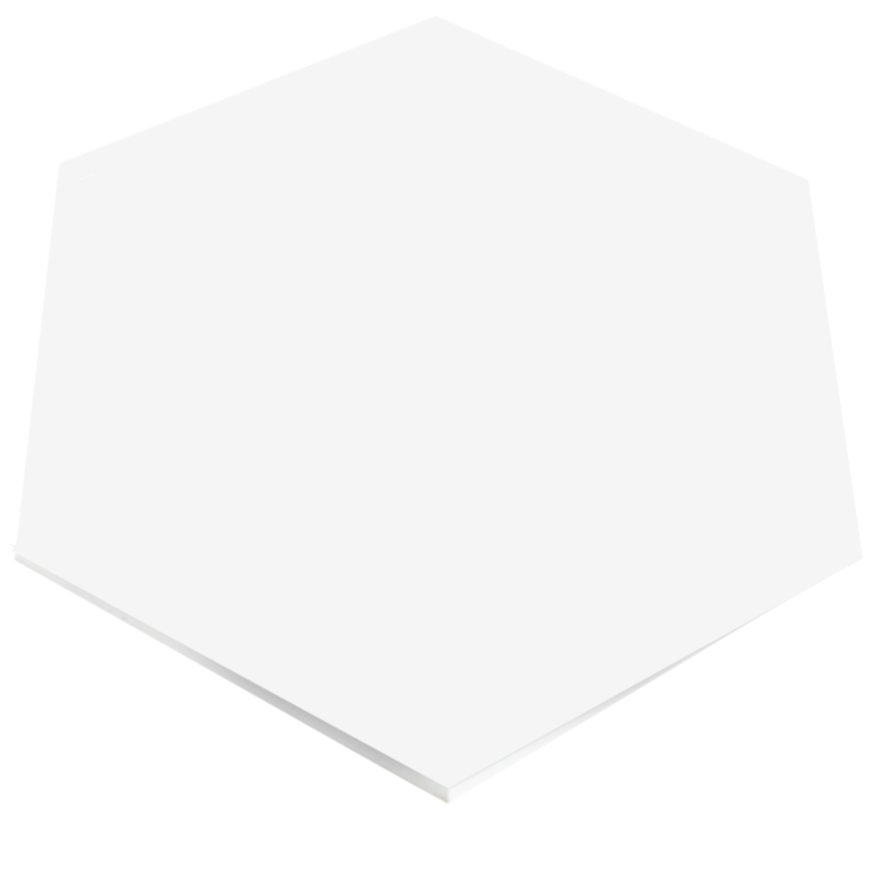 Vinyle Hexagone Carrelage Mural Century Auto Adhésif Blanc