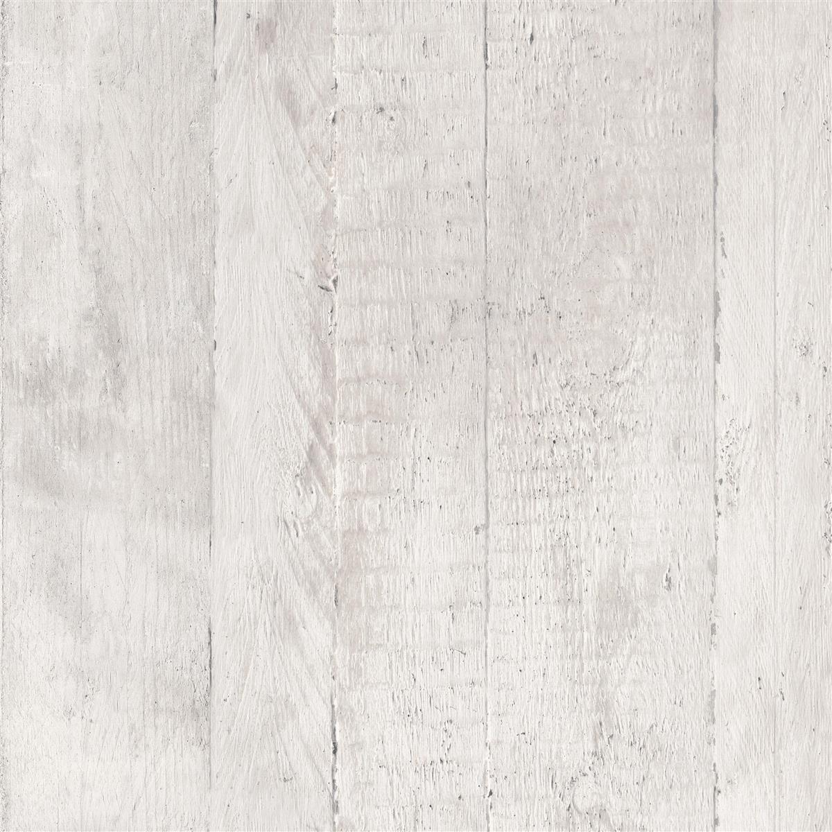 Carrelage Sol Et Mur Gorki Imitation Bois 60x60cm Vitré Blanc