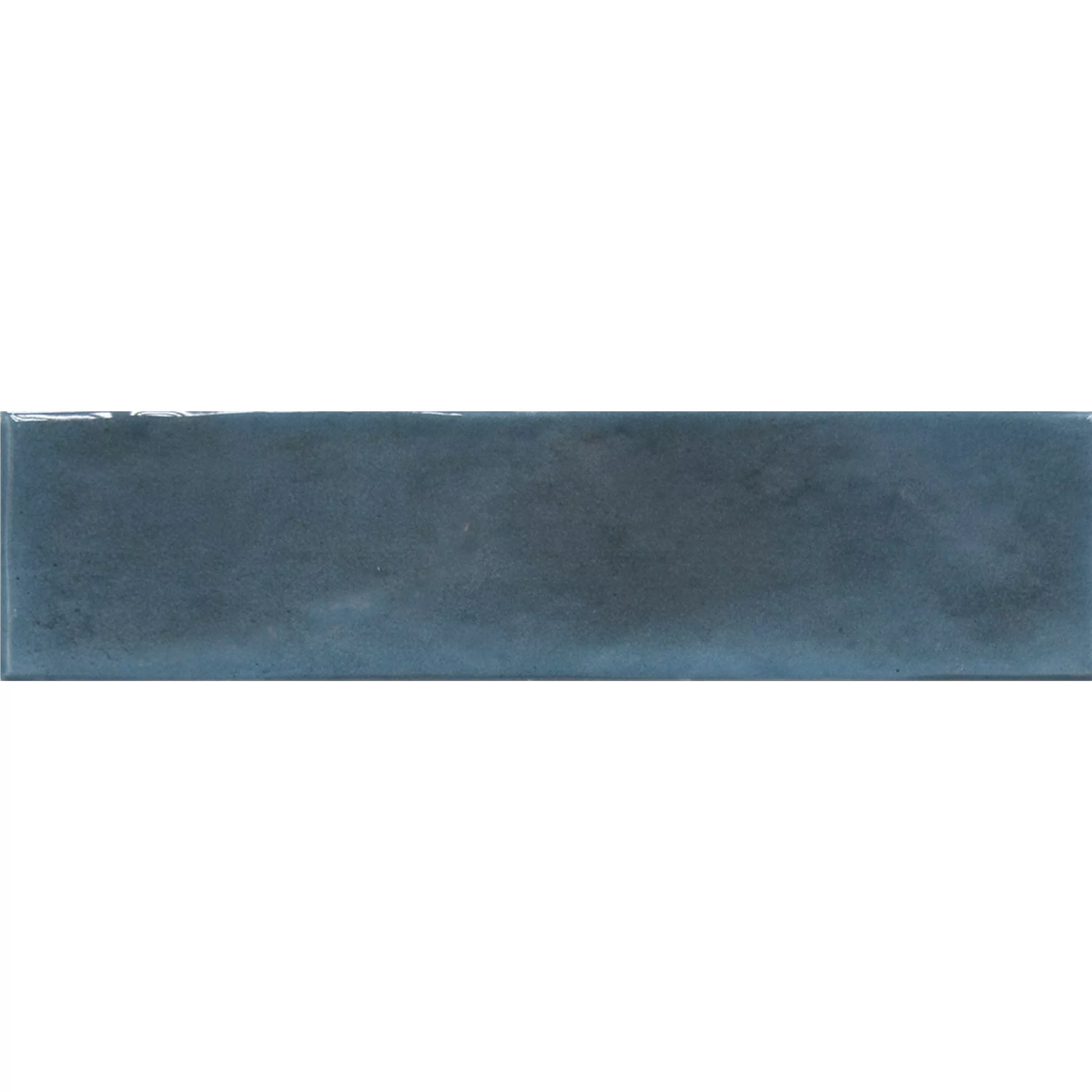 Échantillon Carrelage Mural Conway Ondulé 7,5x30cm Bleu Marin