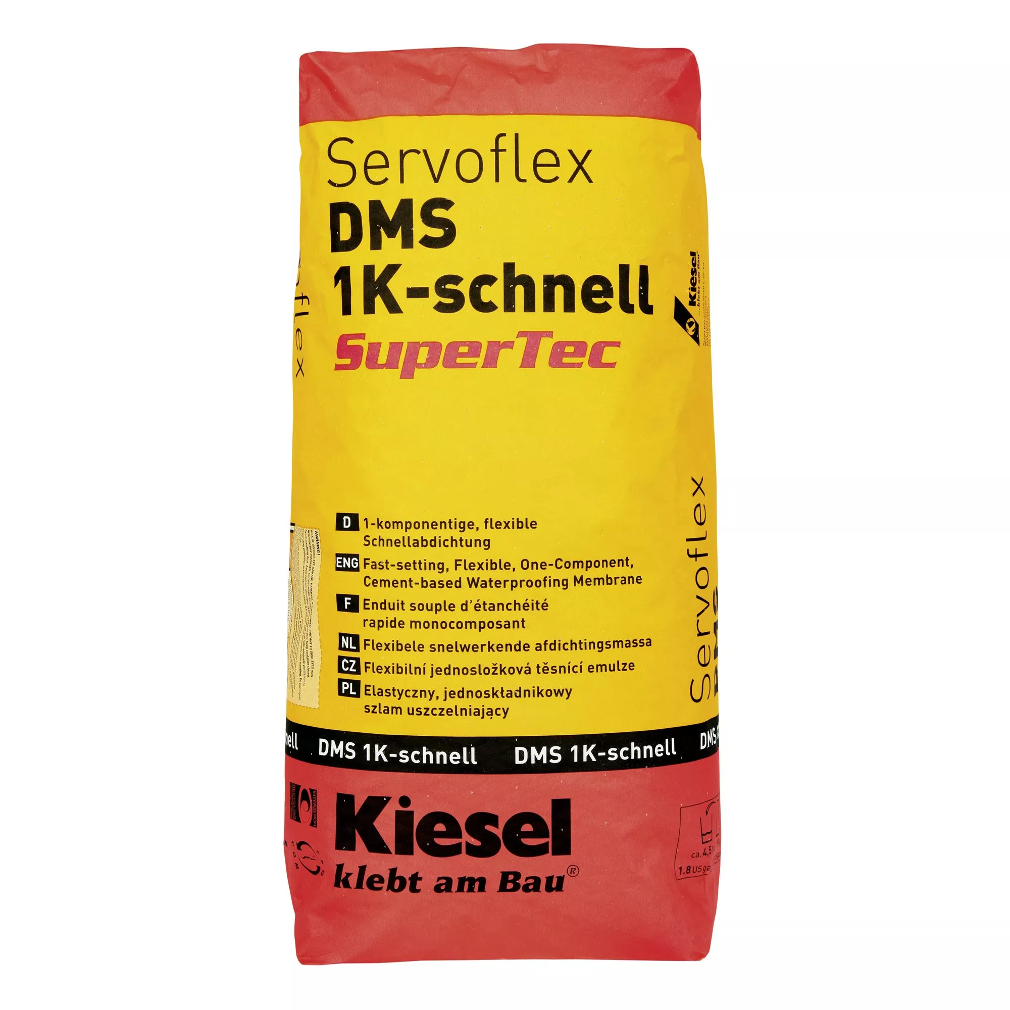 Kiesel Servoflex DMS 1K Fast SuperTec - étanchéité Rapide Flexible (15KG)