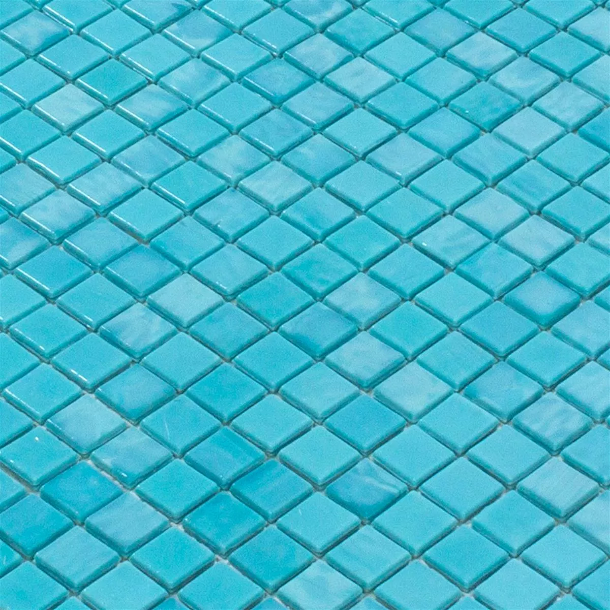 Échantillon Mosaïque En Verre Carrelage Seaside Turquoise