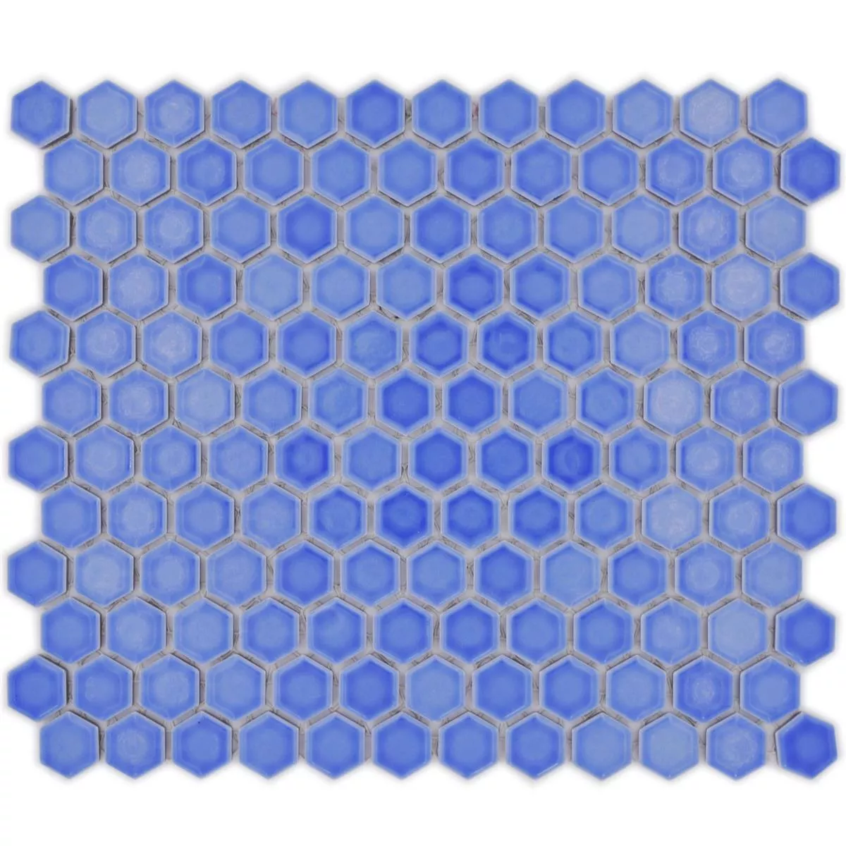Keramiek Mozaïek Salomon Hexagon Lichtblauw H23
