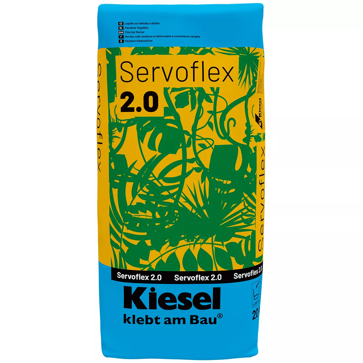 Colle à carrelage flexible Kiesel Servoflex 2.0 20 kg