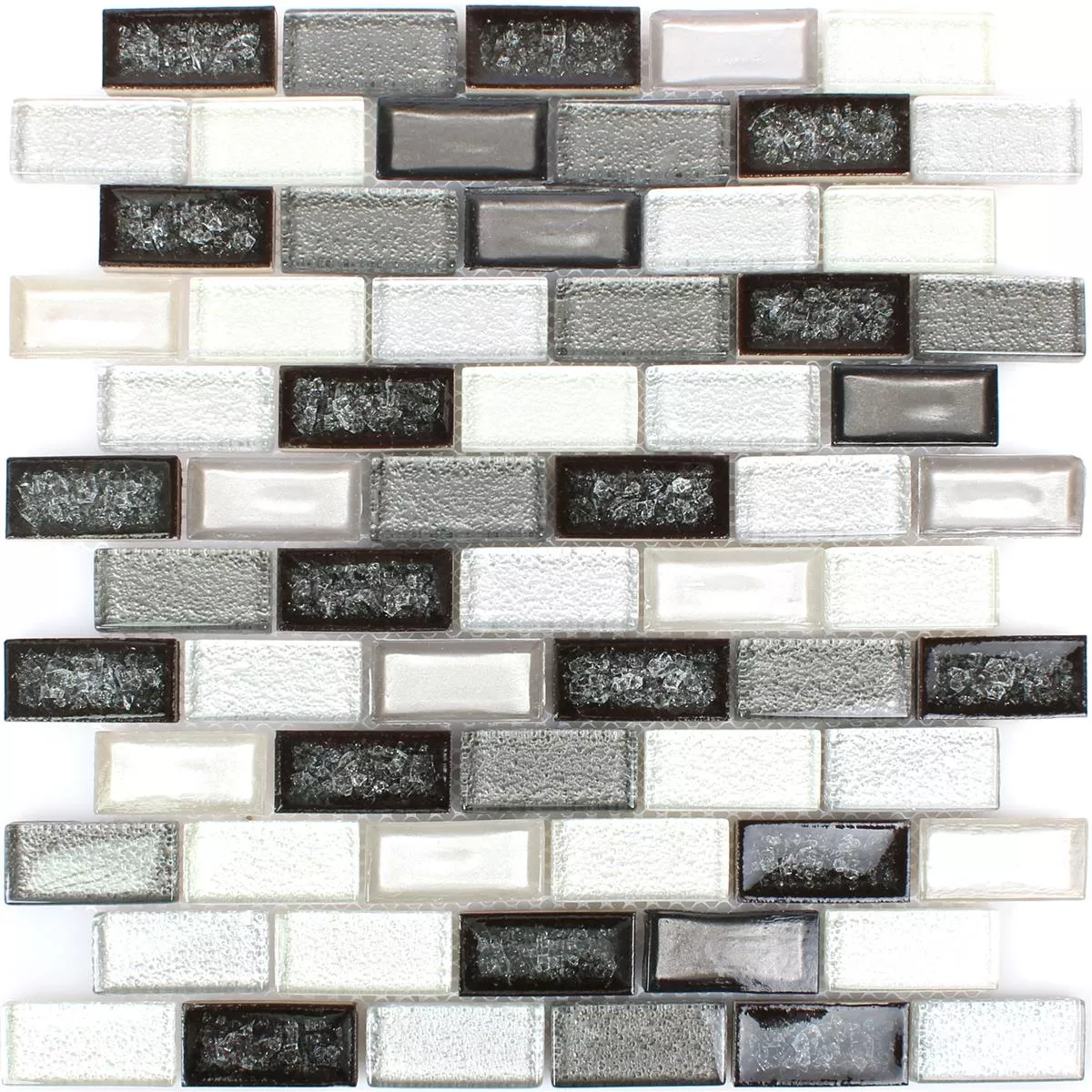 Échantillon Mosaïque Carrelage Verre Céramique Mirasol Gris