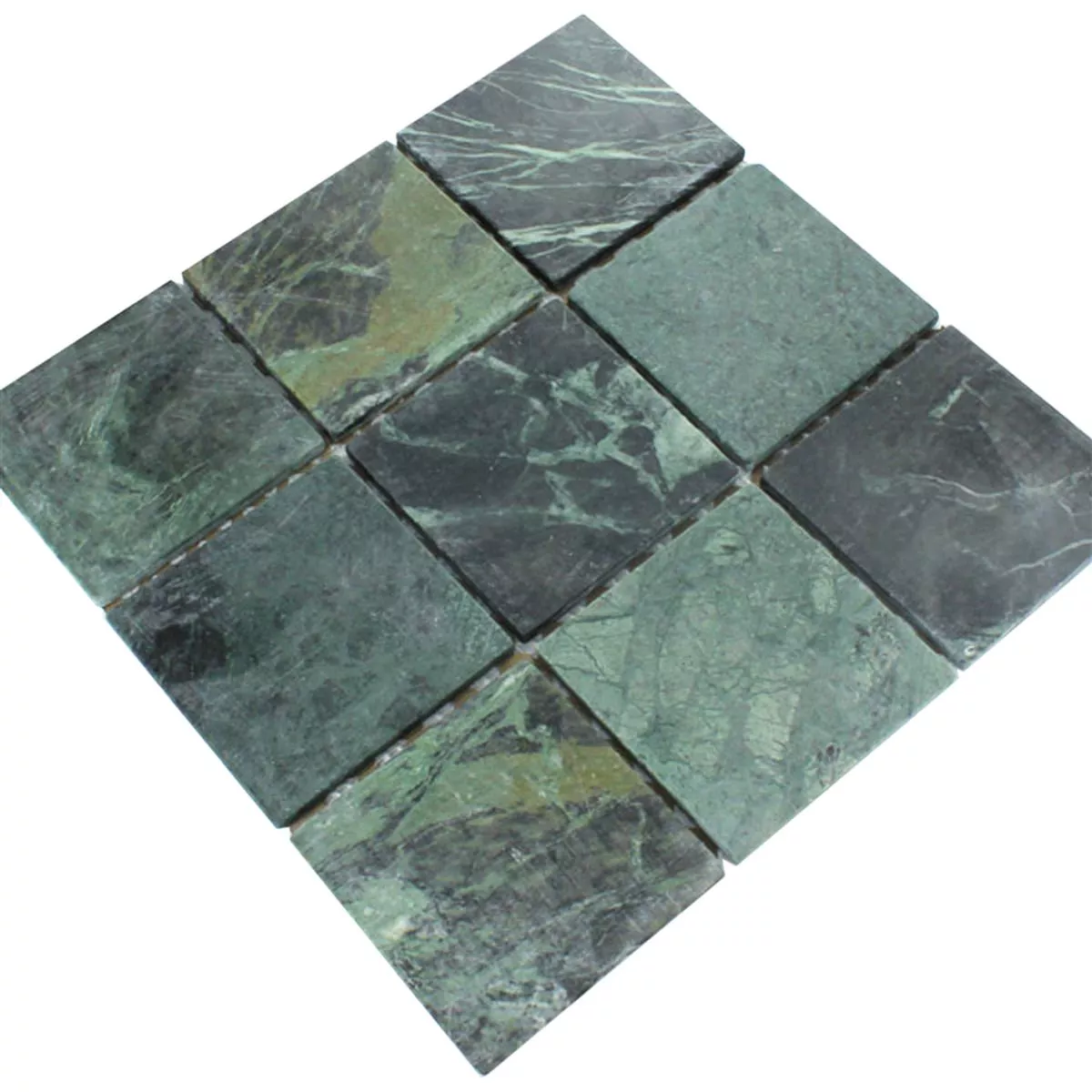 Sample Mozaïektegel Marmer 98x98x8mm Verde Groen