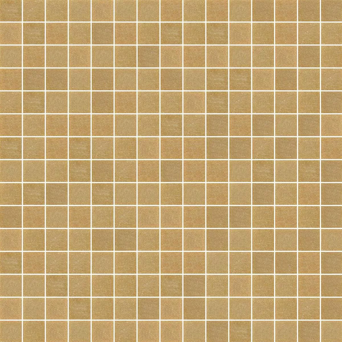 Mosaïque En Verre Tuile Trend-Vi Vitreo 182 Karamell 20x20mm