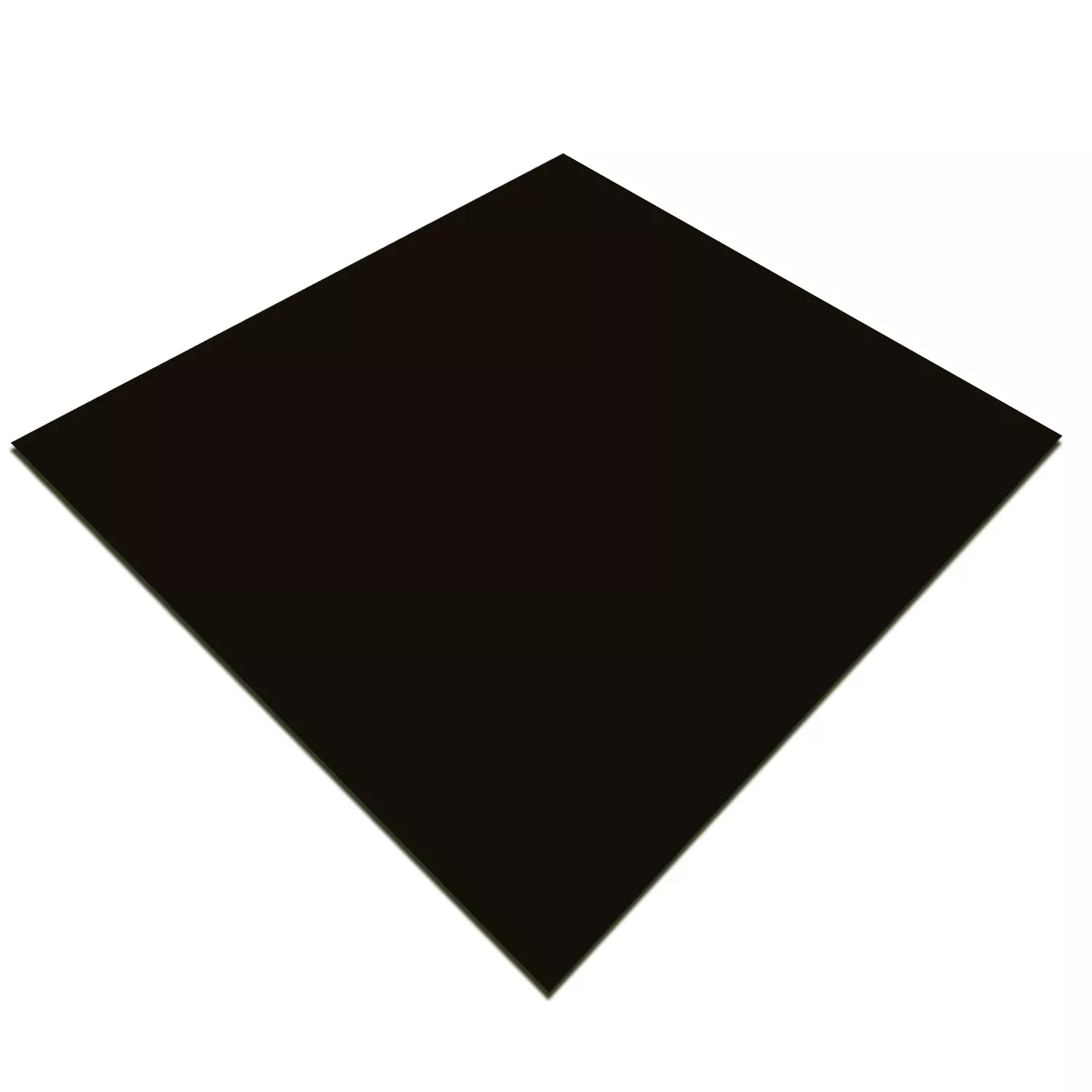 Échantillon Carrelage Sol Et Mur Majesta Noir Uni Poli Brillant 60x60cm
