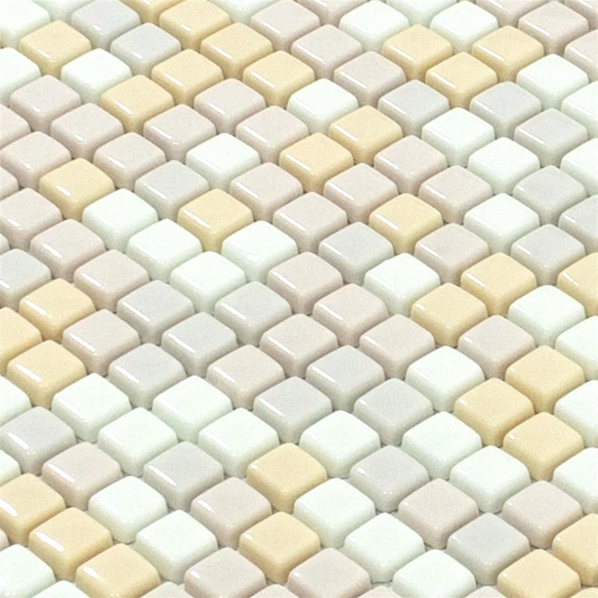 Mosaïque En Verre Carrelage Delight Crème Mix