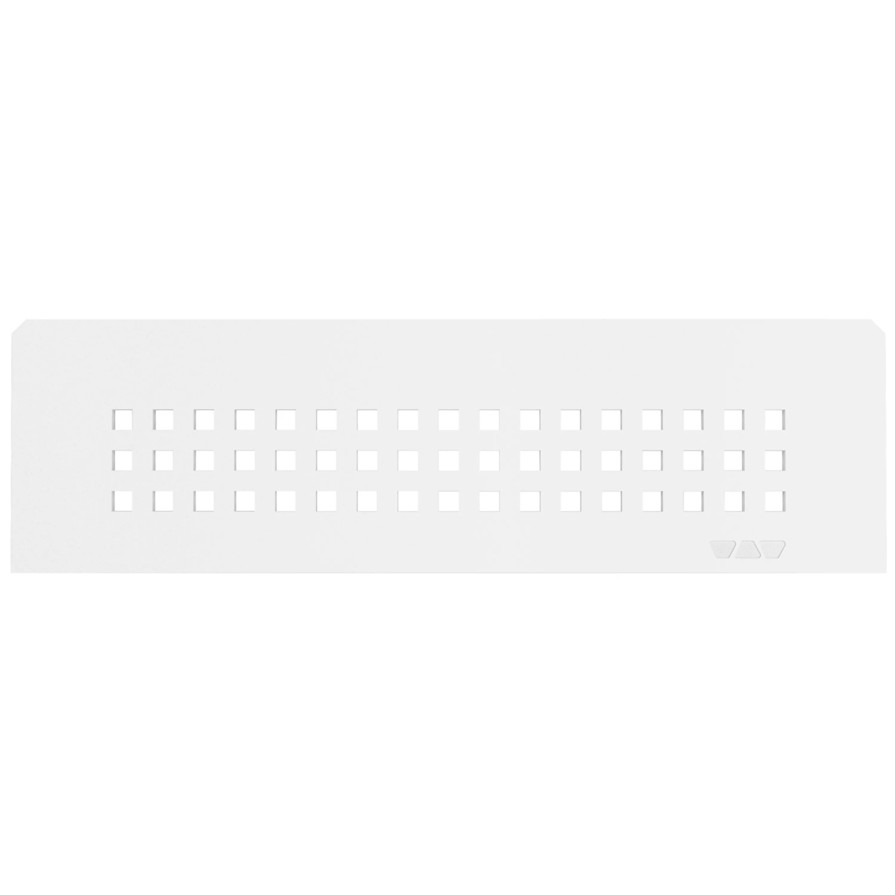 Niche wandplank Schlüter rechthoekig 30x8,7cm Vierkant Wit