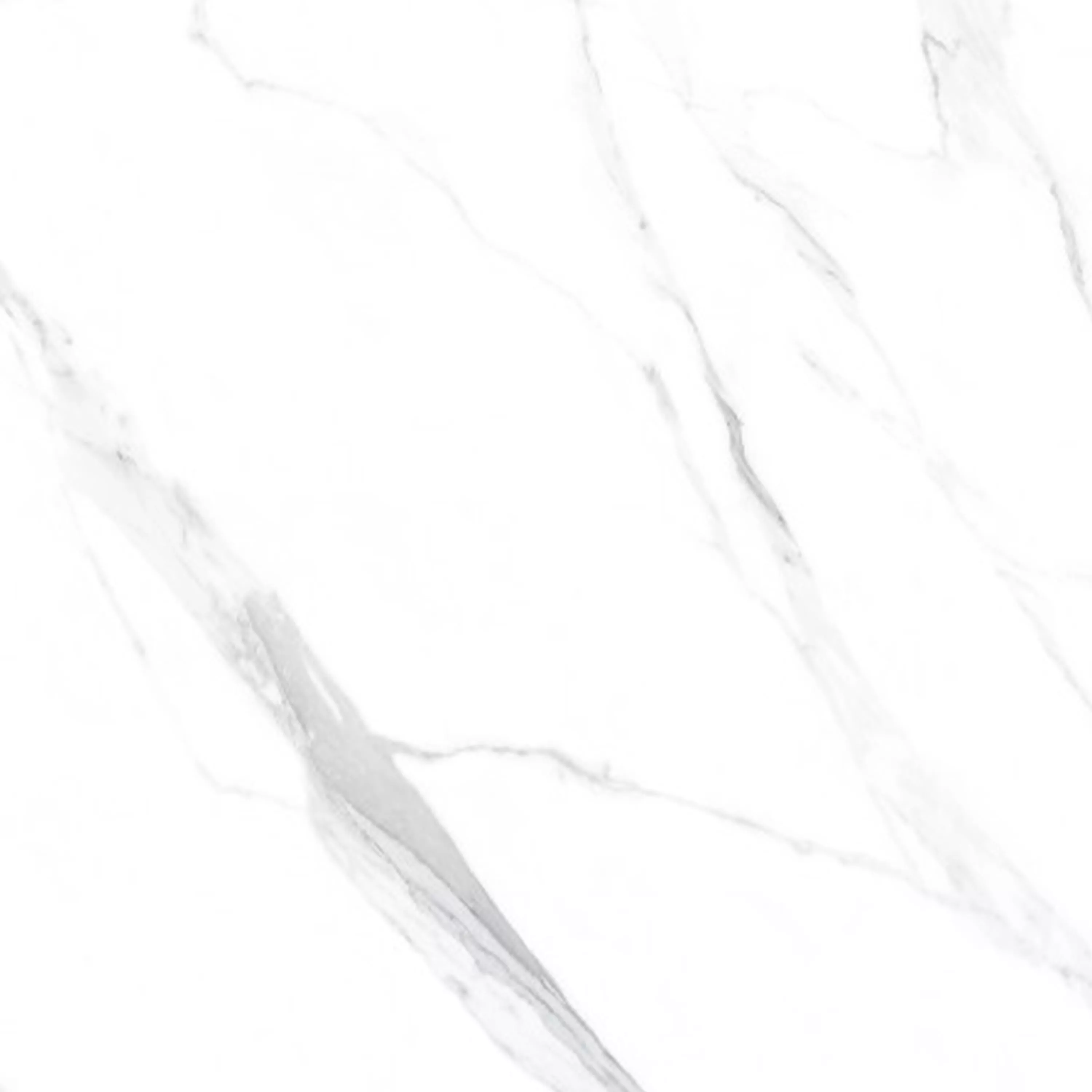 Carrelage Sol Et Mur Serenity Marbre Optique Poli Brillant Blanc 60x60cm