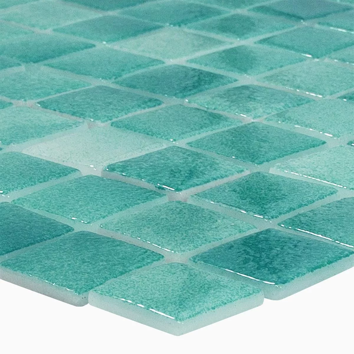 Glas Zwembad Mozaïek Lagoona Turquoise Glas Zwembad Mozaïek Lagoona Turquoise