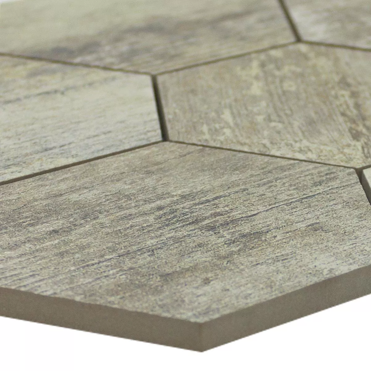 Grès Cérame Pleine Masse Mosaïque Carrelage Hexagone Straubing Beige